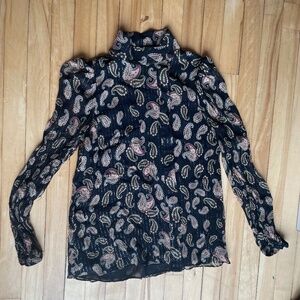 Massimo Dutti Paisley Blouse